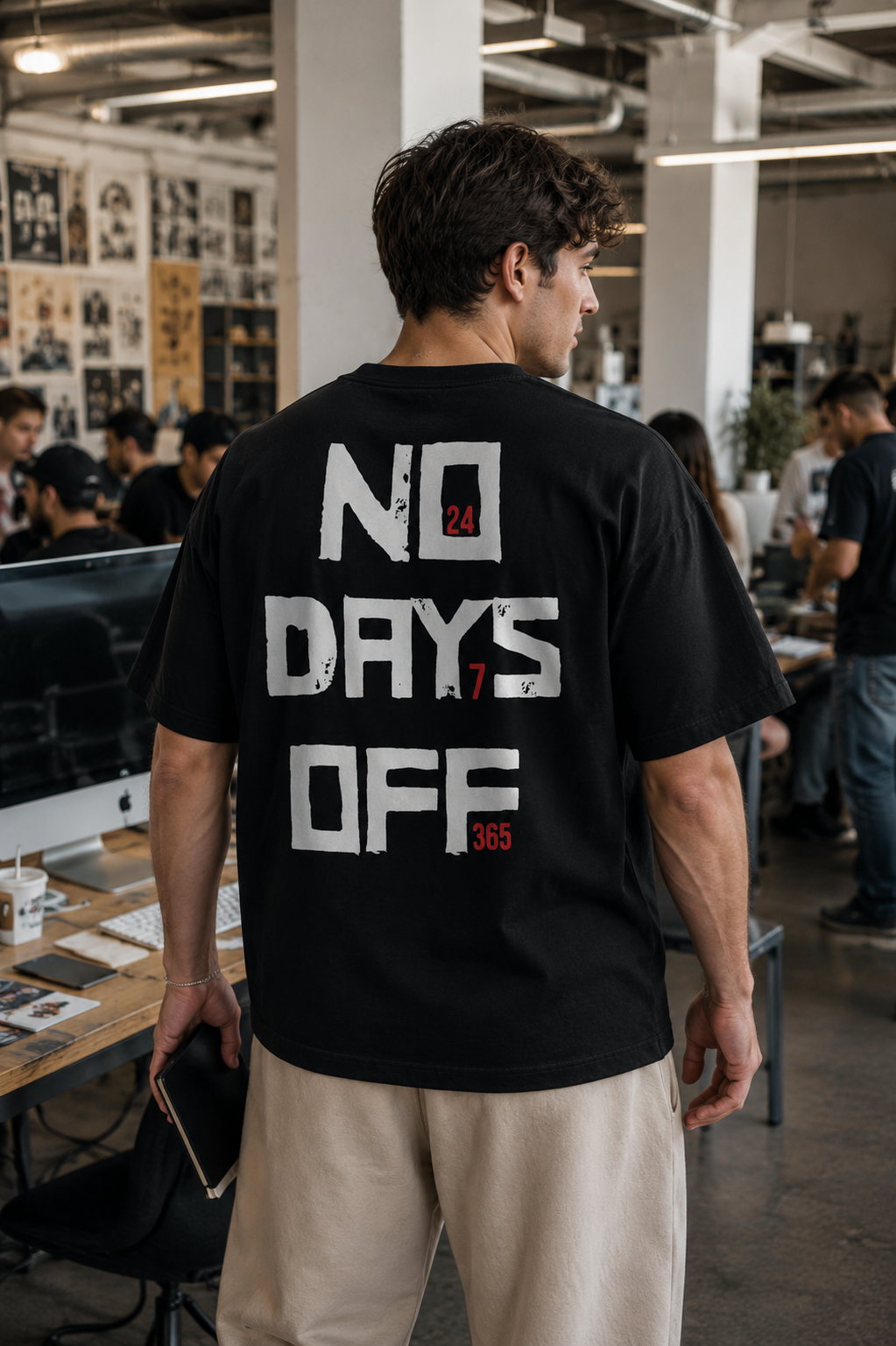 No Days Off Oversized T-Shirt