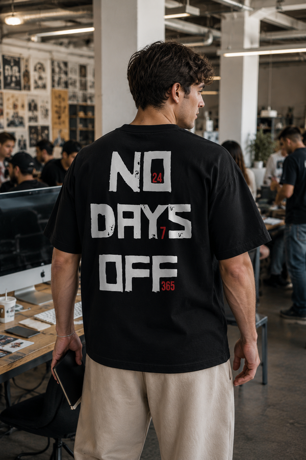 No Days Off Oversized T-Shirt