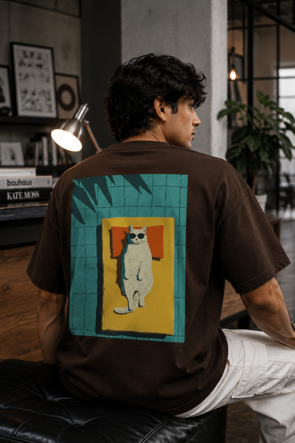Chill Cat Oversized T-Shirt