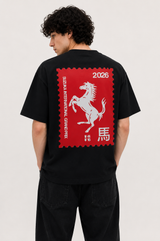 Horse Stamp Oversized T-Shirt