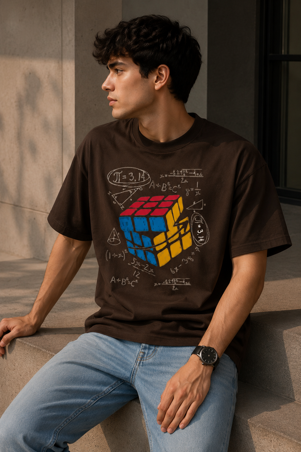 RubiK's Cube Oversized T-Shirt