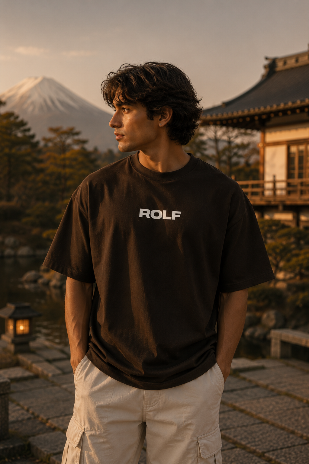 Tokyo Sunset Oversized T-Shirt