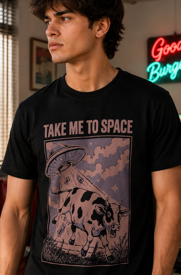 Space Cow Regular Fit T-Shirt