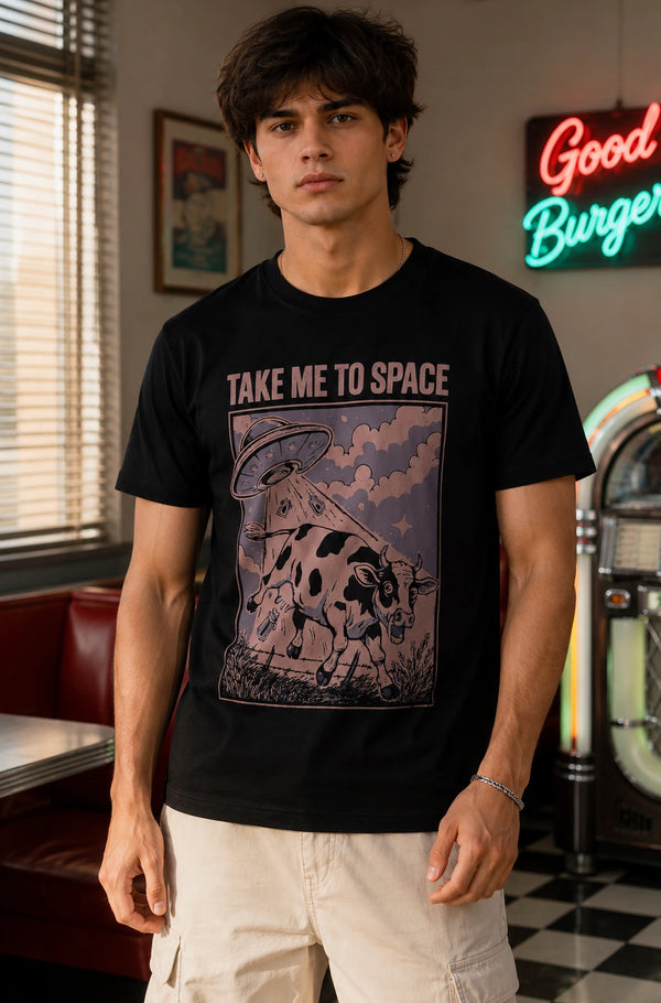 Space Cow Regular Fit T-Shirt