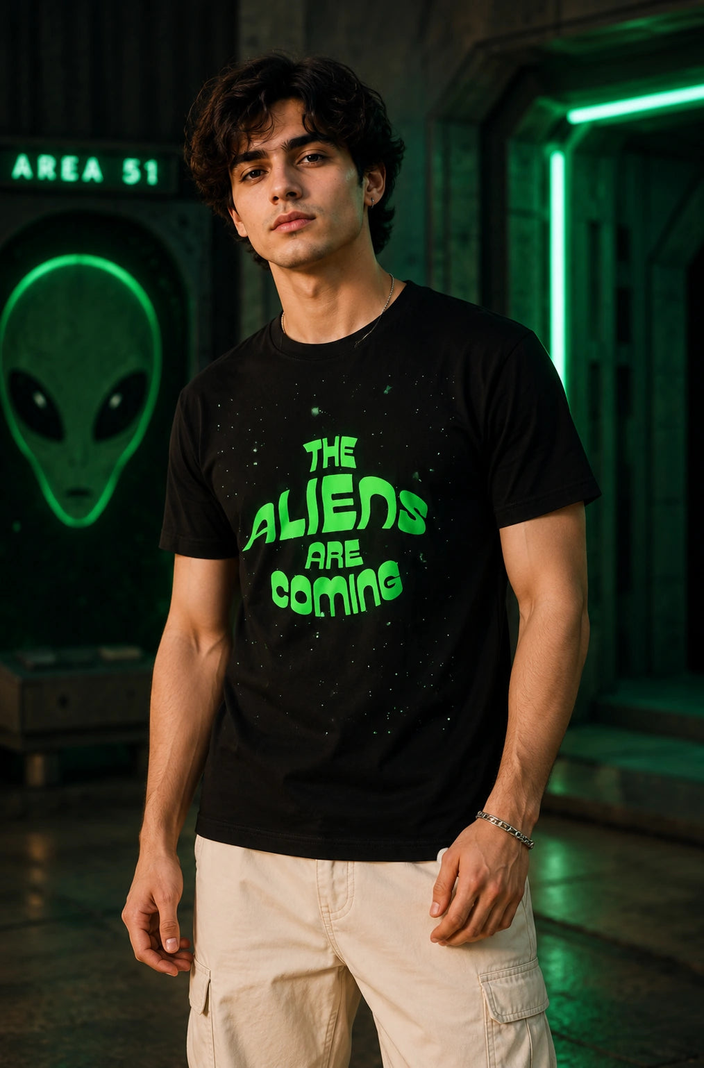 Aliens Incoming Regular Fit T-Shirt