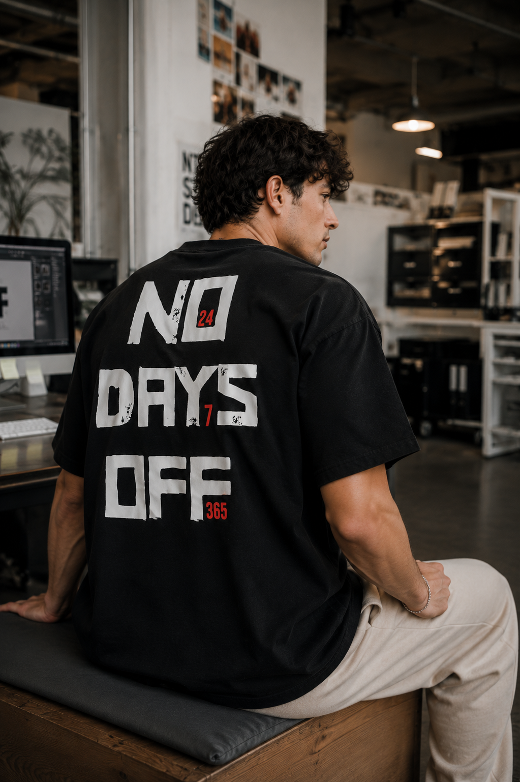 No Days Off Oversized T-Shirt