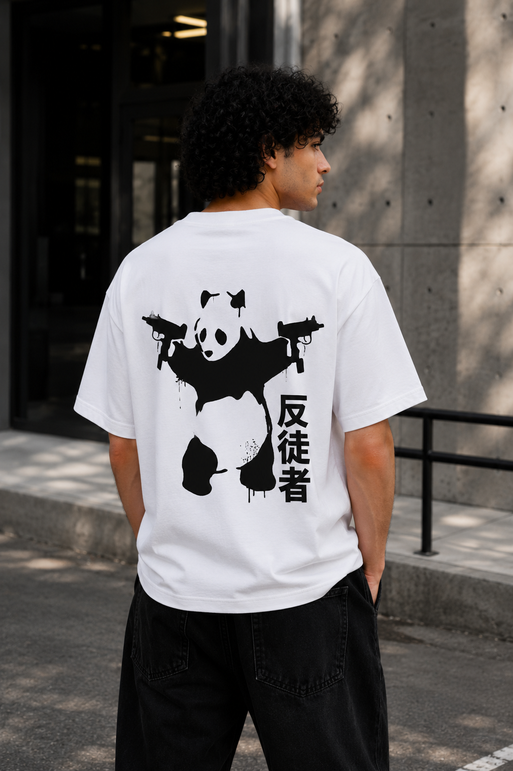 Gangster Panda Oversized T-Shirt