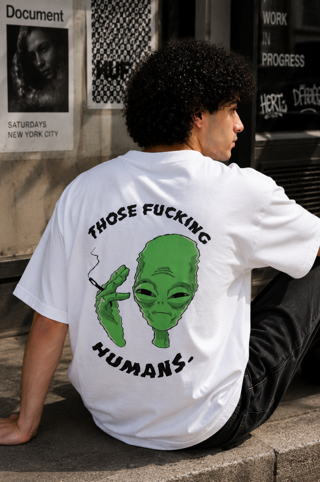 Those F*cking Humans Oversized T-Shirt