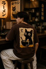 Hungry Cat Oversized T-Shirt