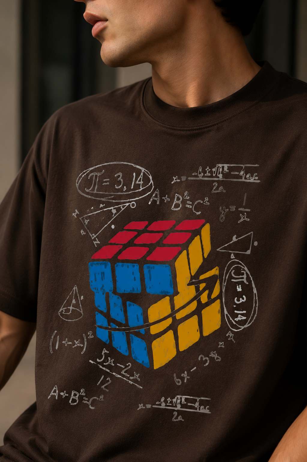 RubiK's Cube Oversized T-Shirt