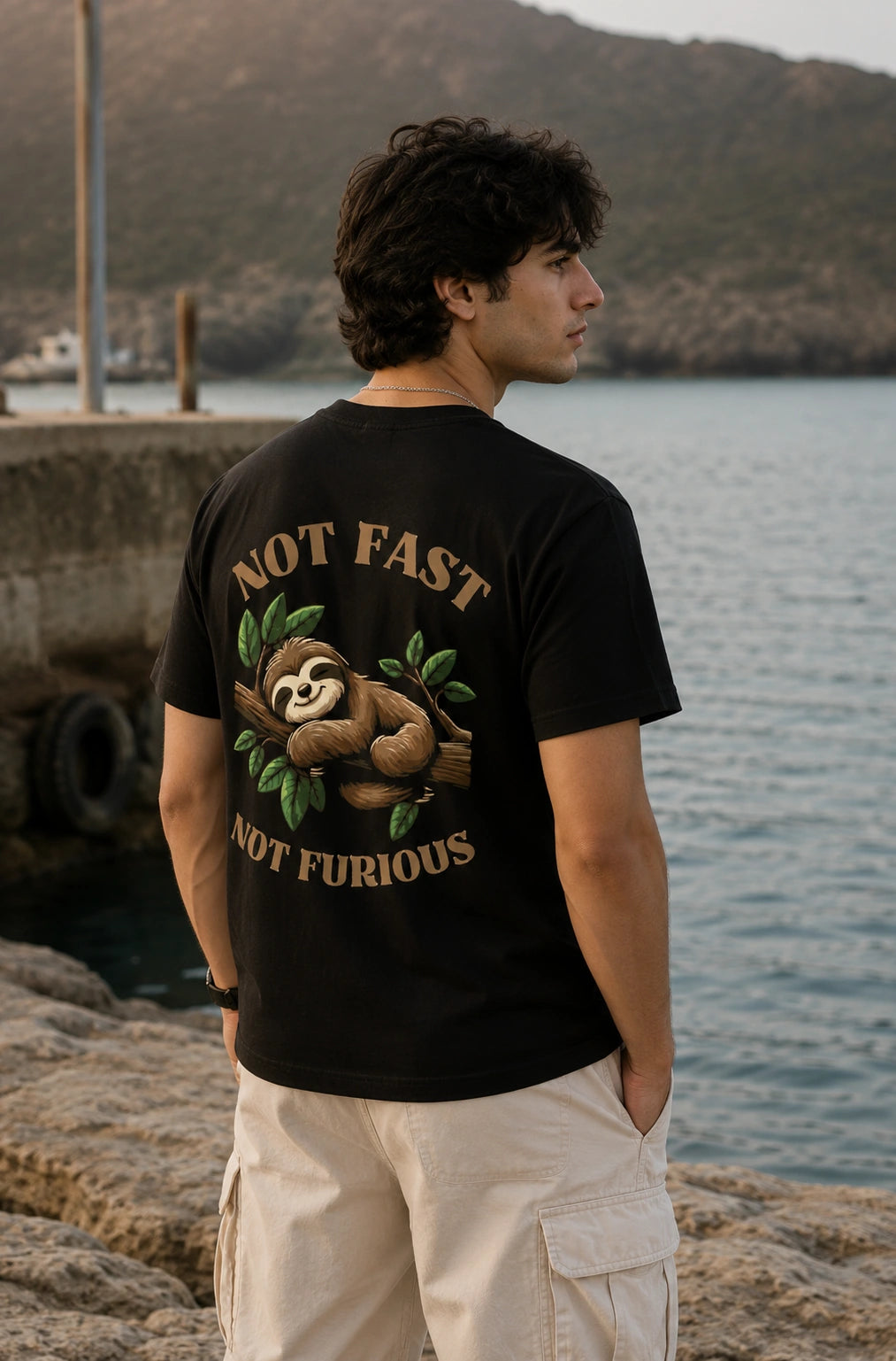 Not Fast, Not Furious Regular Fit T-Shirt