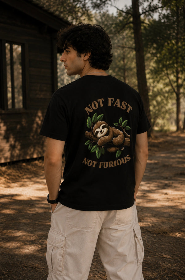 Not Fast, Not Furious Regular Fit T-Shirt