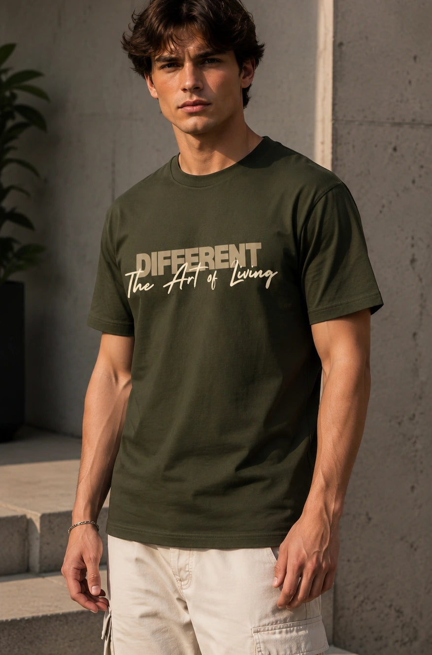 Different - The Art Of Living Regular Fit T-Shirt