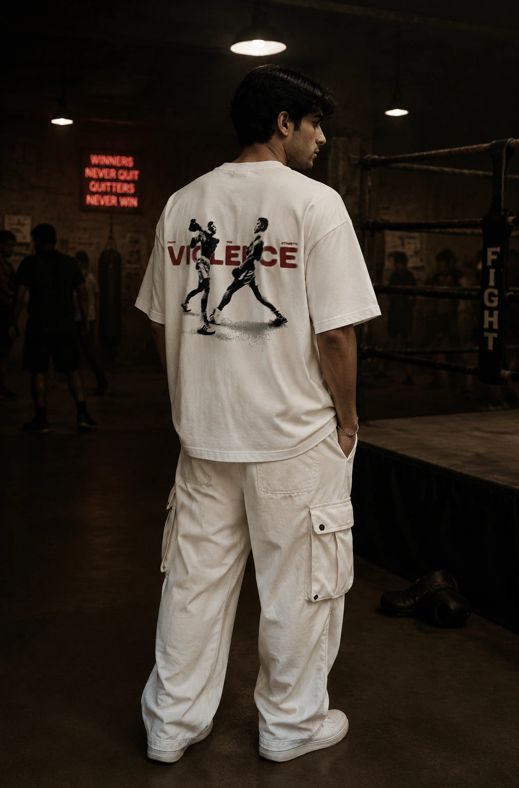 Violence Oversized T-Shirt